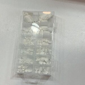 White toe Nail fake nails